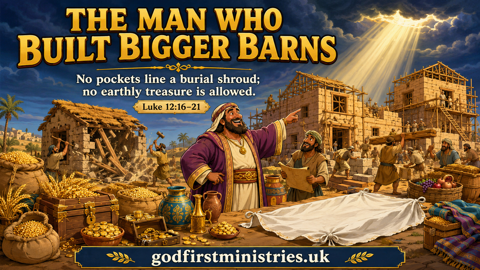 Poem- Man who built bigger Barns